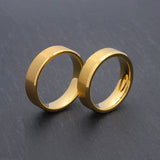 mens gold tungsten wedding ring