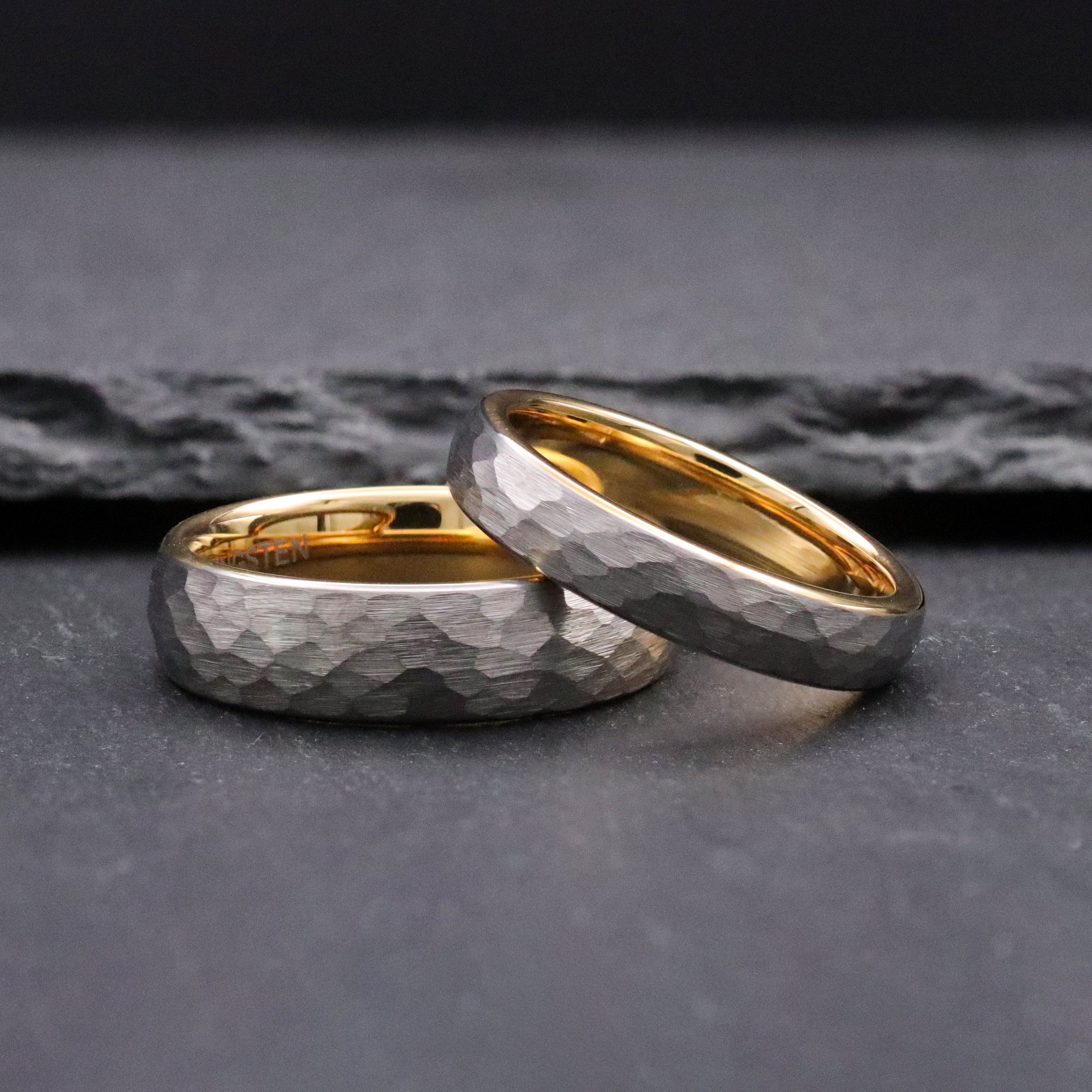 Hammered - Grey | Gold