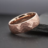 Hammered - Rose Gold