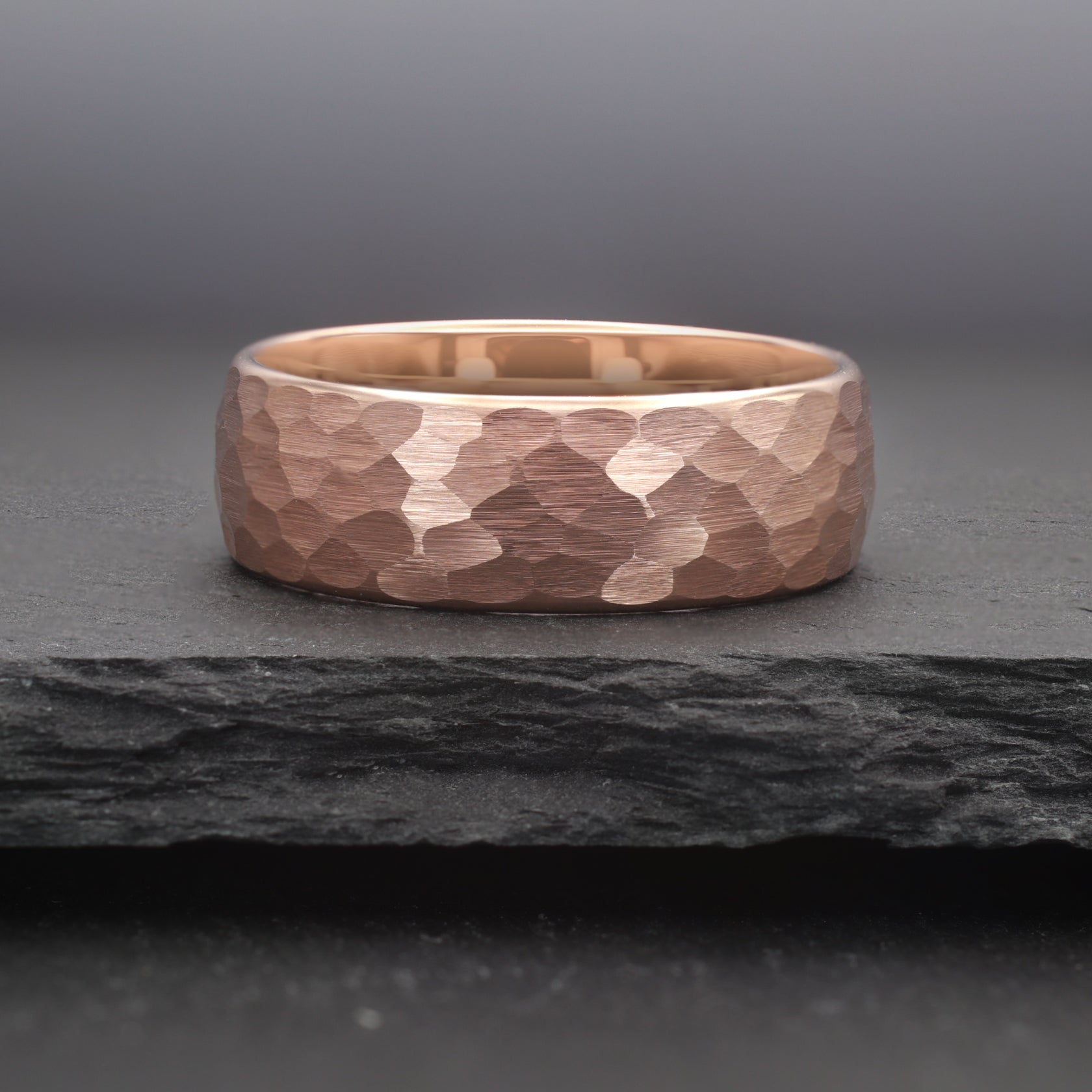 Hammered - Rose Gold