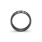 black wedding ring for men