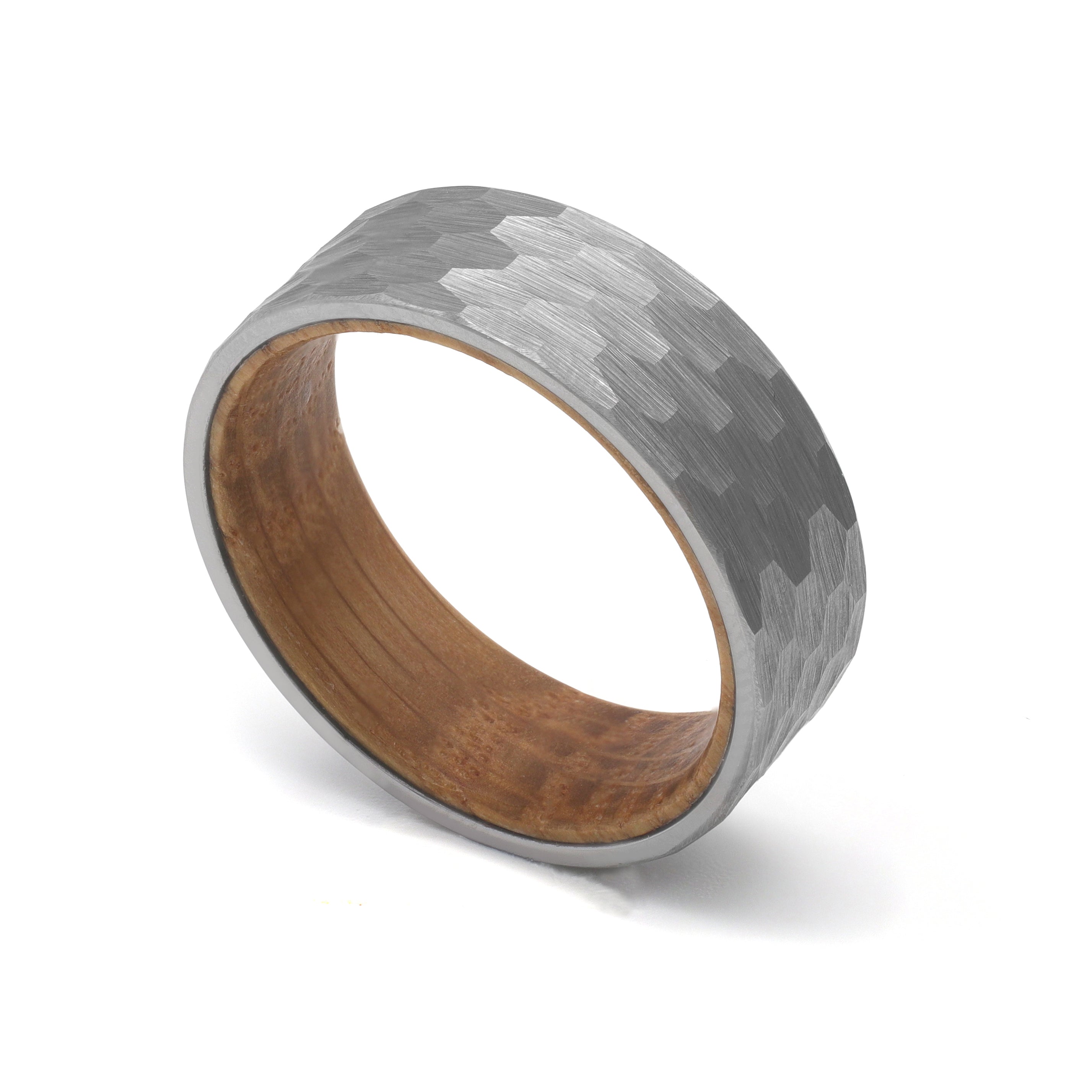 Whiskey - Silver | Hammered | Oak