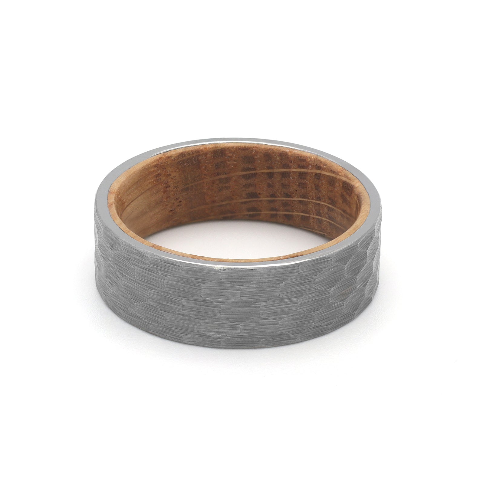 Whiskey - Silver | Hammered | Oak