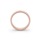 rose gold tungsten wedding ring