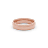 rose gold mens wedding band