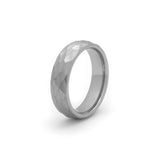 hammered tungsten ring