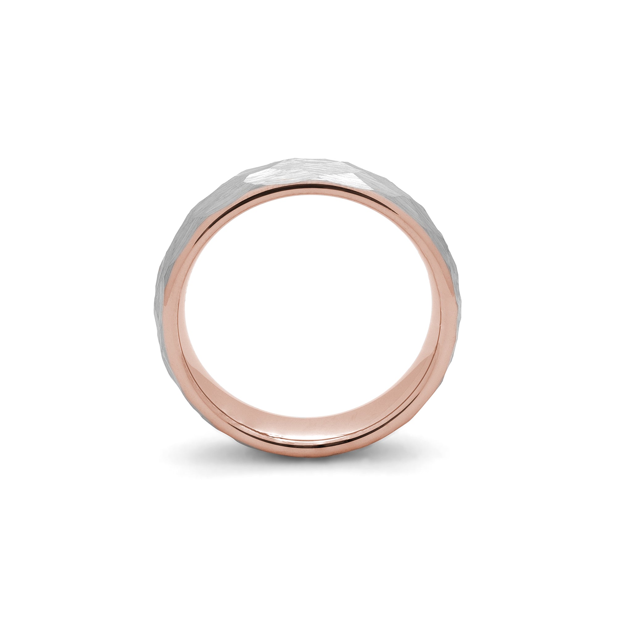 Hammered - Grey | Rose Gold