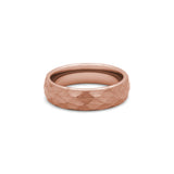 hammered wedding ring for men