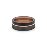 black wedding ring for men